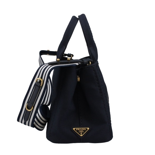 PRADA コットンキャンバス 2WAYトートバッグ-BRAND OFF