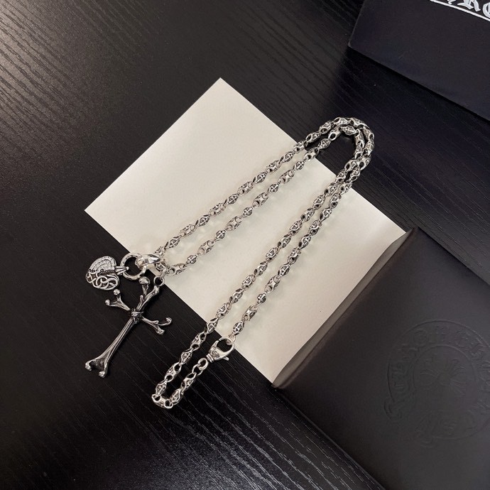 【Chrome Hearts】ネックレス、新しいネックレス万能シンプルファッションオーナメント-BRAND OFF