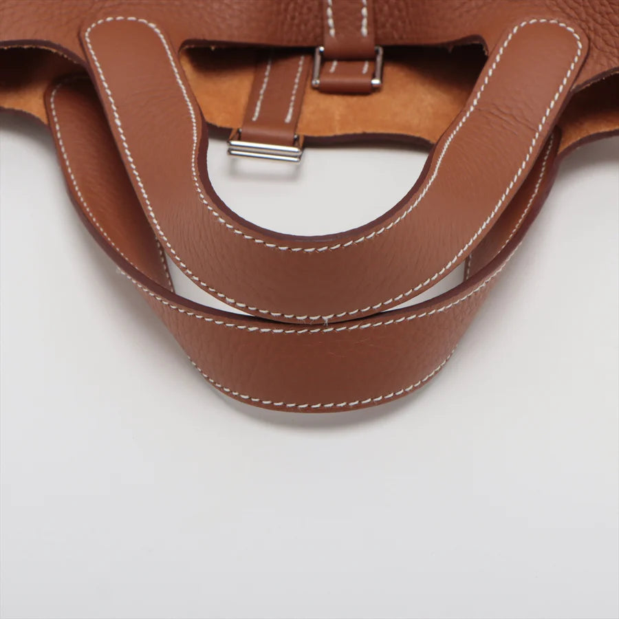 HERMES エルメス ピコタンロックPM トリヨンクレマンス ゴールド シルバー金具-BRAND OFF