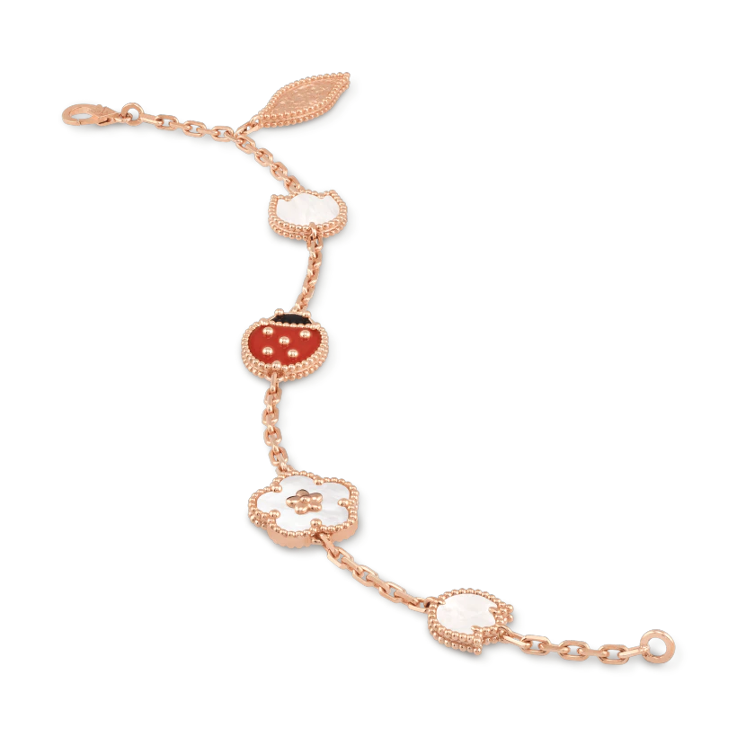【2026】【Vancleef & Arpels】 ラッキー スプリング ブレスレット、5 モチーフ-BRAND OFF