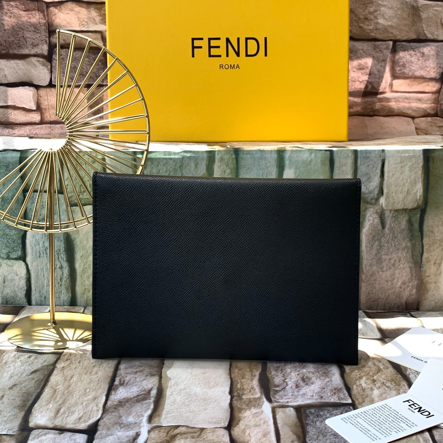 FENDI（フェンディ）クラッチバッグ 23X17X1 CM-BRAND OFF