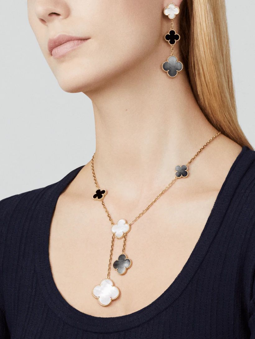 【Vancleef & Arpels】 マジック アルハンブラ イヤリング、3モチーフ-BRAND OFF