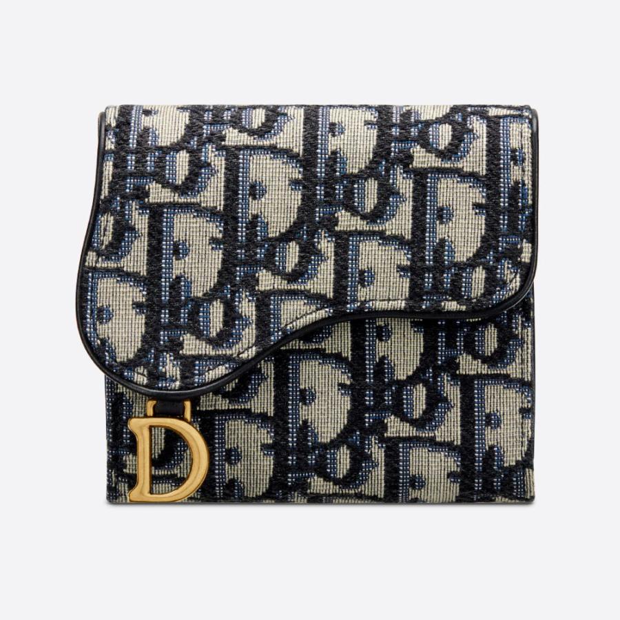 【DIOR】SADDLEサドルロータスウォレット☆レザーミニ【財布】-BRAND OFF