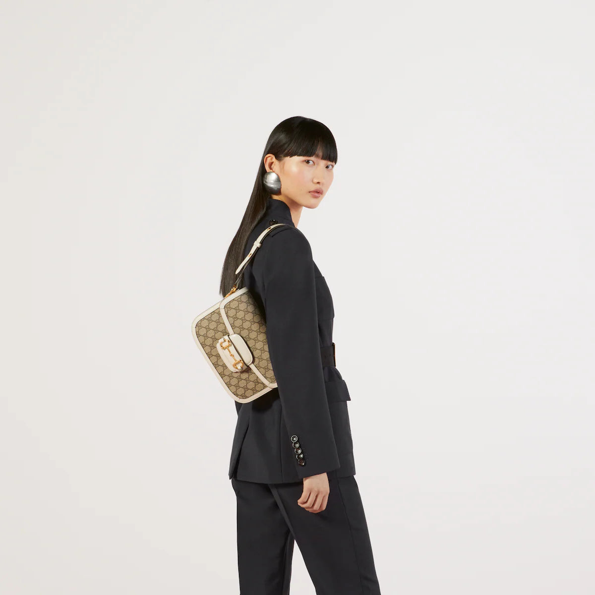 〔グッチ ホースビット 1955〕ショルダーバッグ-BRAND OFF