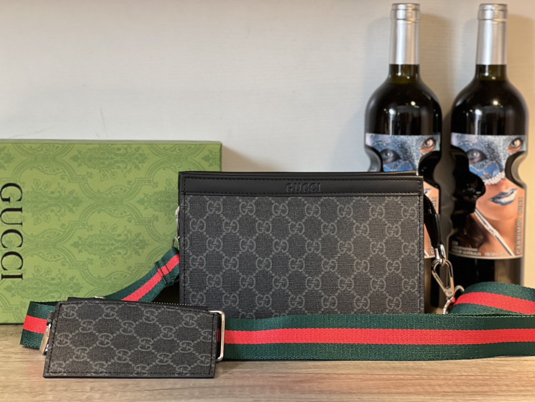 【 GUCCI 旗艦店】GGショルダーバッグ 22X14X7CM-BRAND OFF