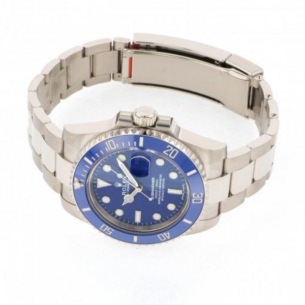 サブマリーナー デイト ウォッチ : 18 CT ホワイトゴールド - M116619LB-0001-BRAND OFF