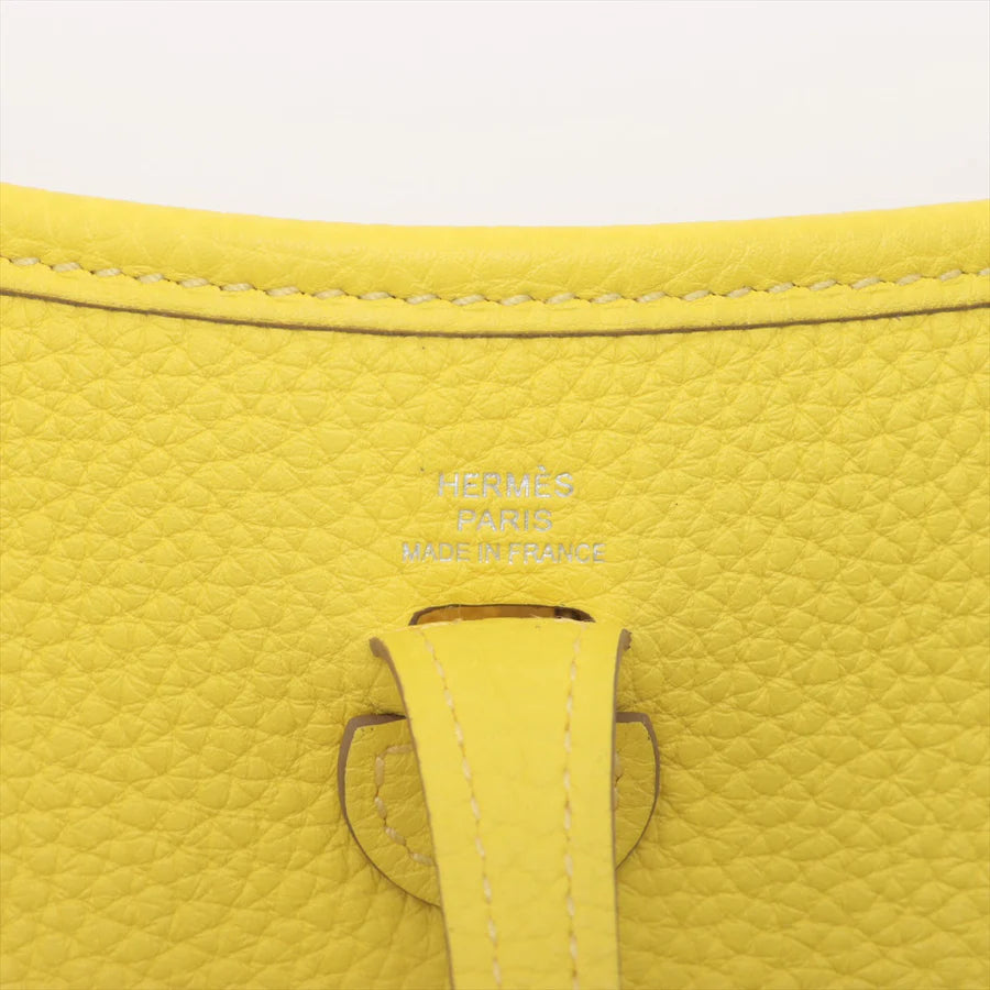 HERMES エルメス エブリンTPM トリヨンクレマンス ライム シルバー金具-BRAND OFF
