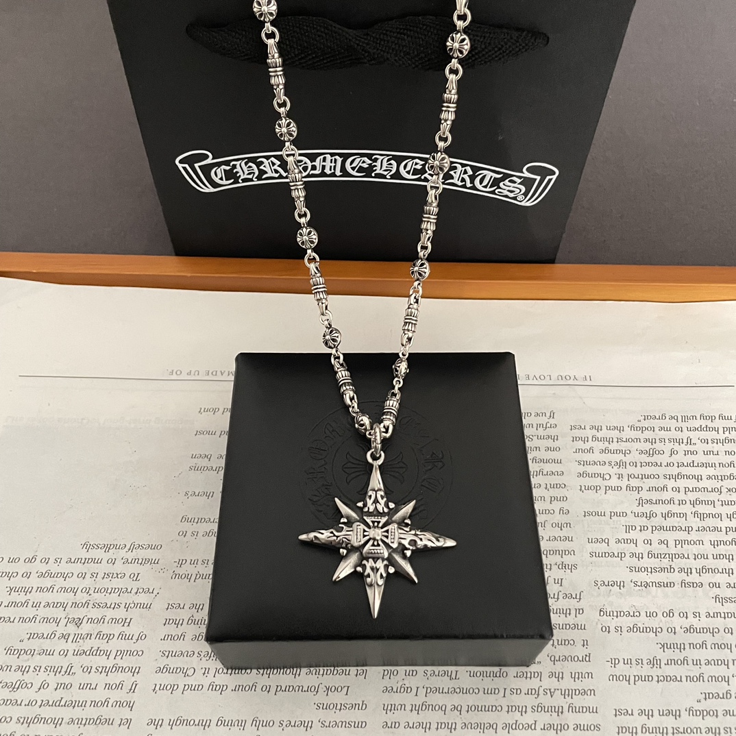 【CHROME HEARTS】ネックレス、新しいネックレス万能シンプルファッションオーナメント-BRAND OFF