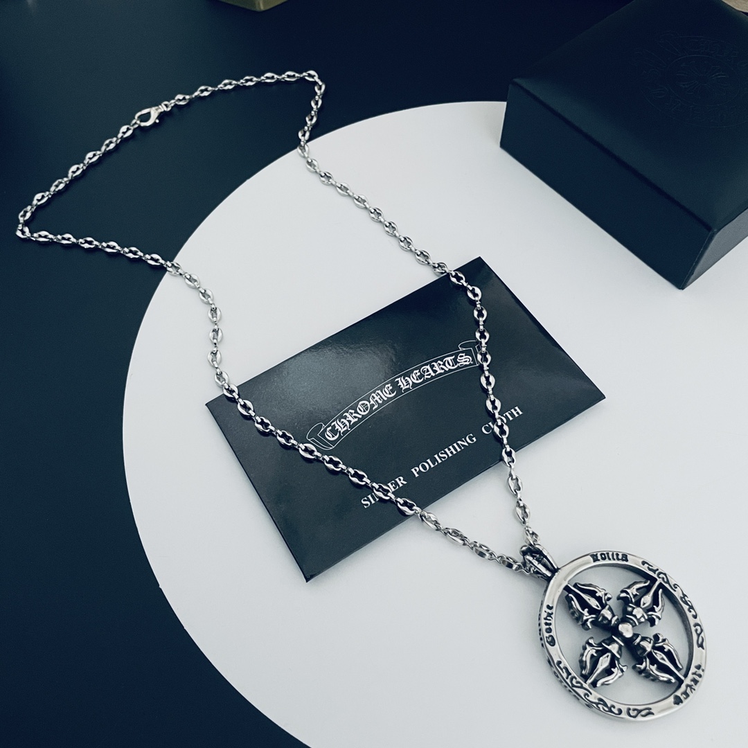 【CHROME HEARTS】ネックレス、新しいネックレス万能シンプルファッションオーナメント-BRAND OFF