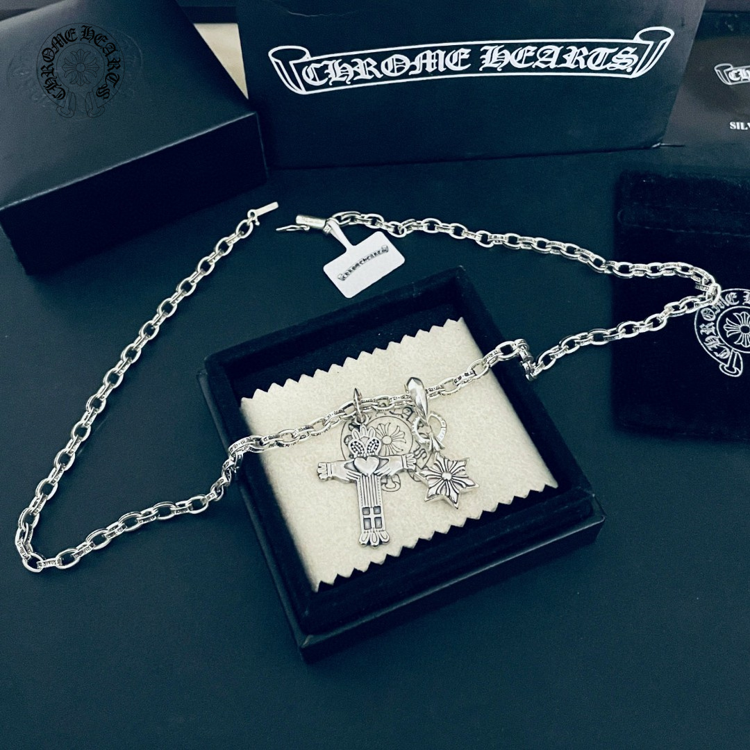 【CHROME HEARTS】ネックレス、新しいネックレス万能シンプルファッションオーナメント-BRAND OFF