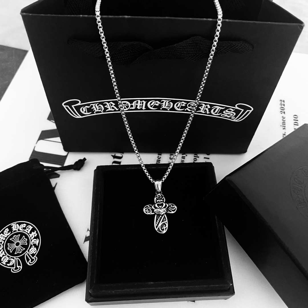 【CHROME HEARTS 】ネックレス、新しいネックレス万能シンプルファッションオーナメント-BRAND OFF