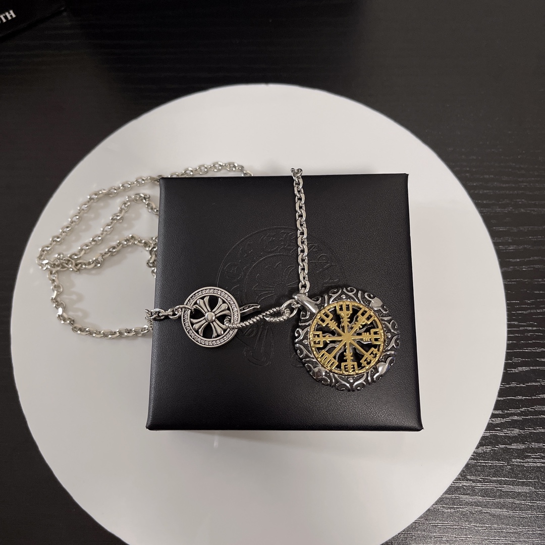 【CHROME HEARTS】ネックレス、新しいネックレス万能シンプルファッションオーナメント-BRAND OFF