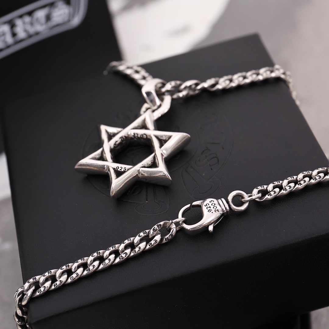 【CHROME HEARTS】ネックレス、新しいネックレス万能シンプルファッションオーナメント-BRAND OFF