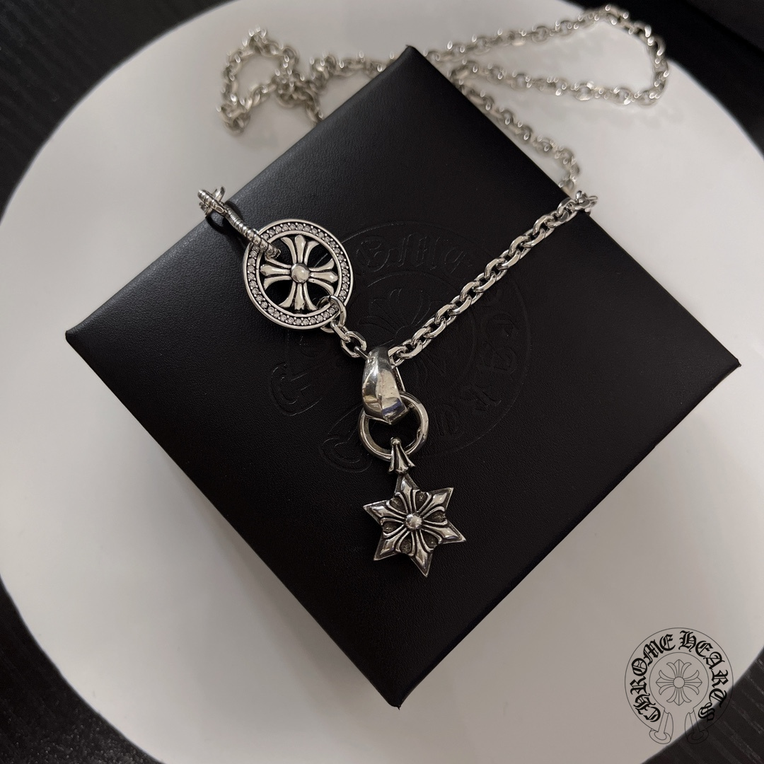 【Chrome Hearts】ネックレス、新しいネックレス万能シンプルファッションオーナメント-BRAND OFF