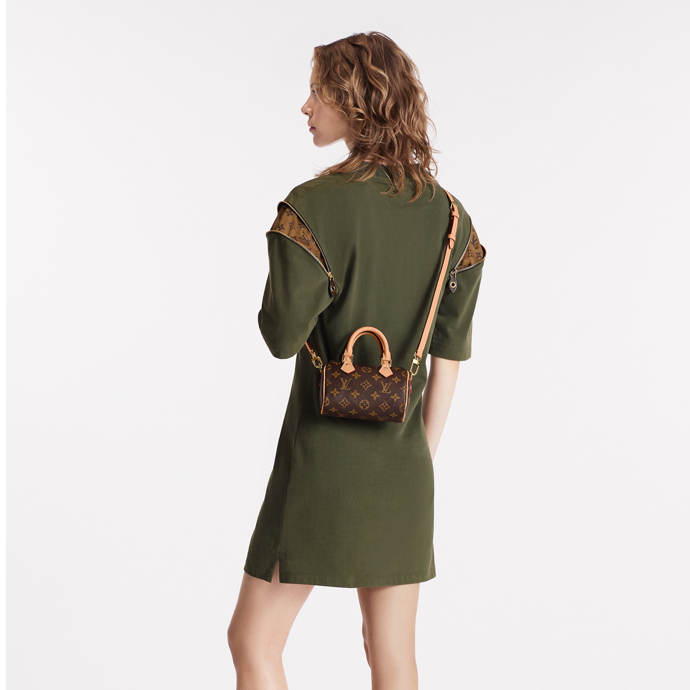 LOUIS VUITTON ルイヴィトン NANO SPEEDY ショルダーバッグ M81085-BRAND OFF