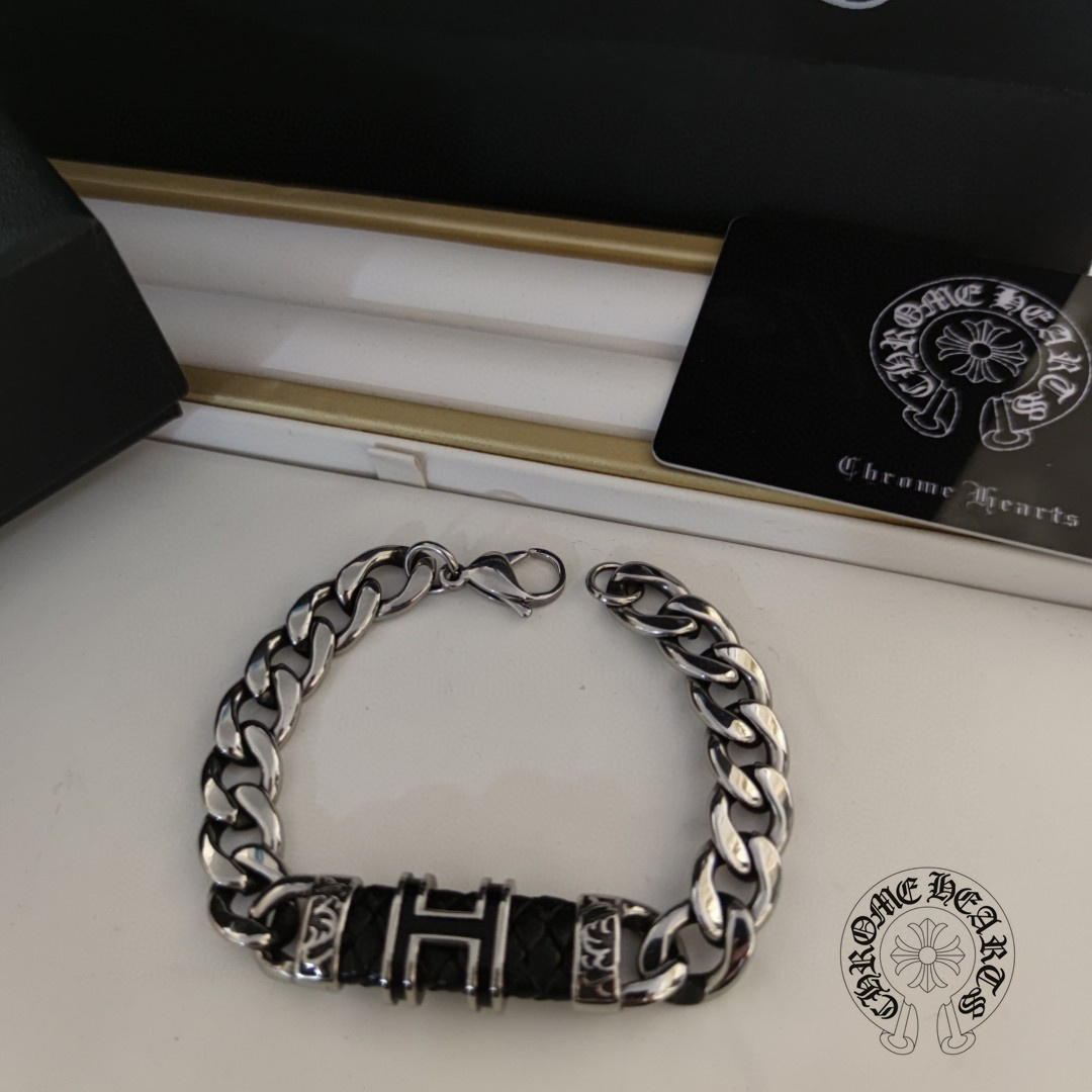 【CHROME HEARTS】ブレスレット、ファッションシンプルなスタイル-BRAND OFF