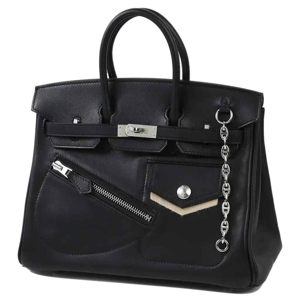 【新品】HERMES エルメス 限定版 バーキン ロック 25 ハンドバッグ-BRAND OFF
