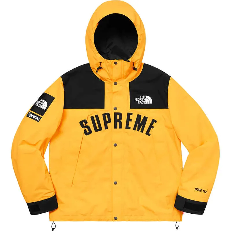 SUPREME×THE NORTH FACE MOUNTAIN PARKA 19SS 男女兼用 ジャケット BLACK YELLOW PUR-BRAND OFF