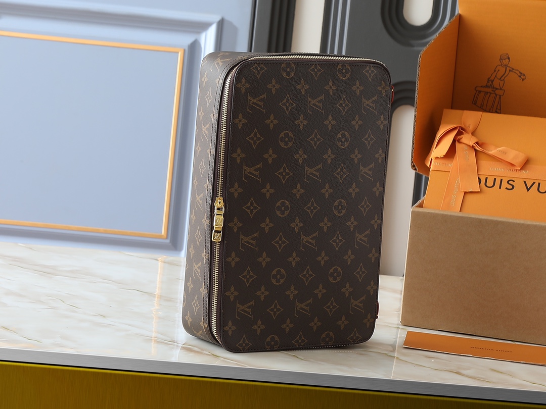 LOUIS VUITTON ルイヴィトン M43690 収納ボックス 化粧ポーチ-BRAND OFF