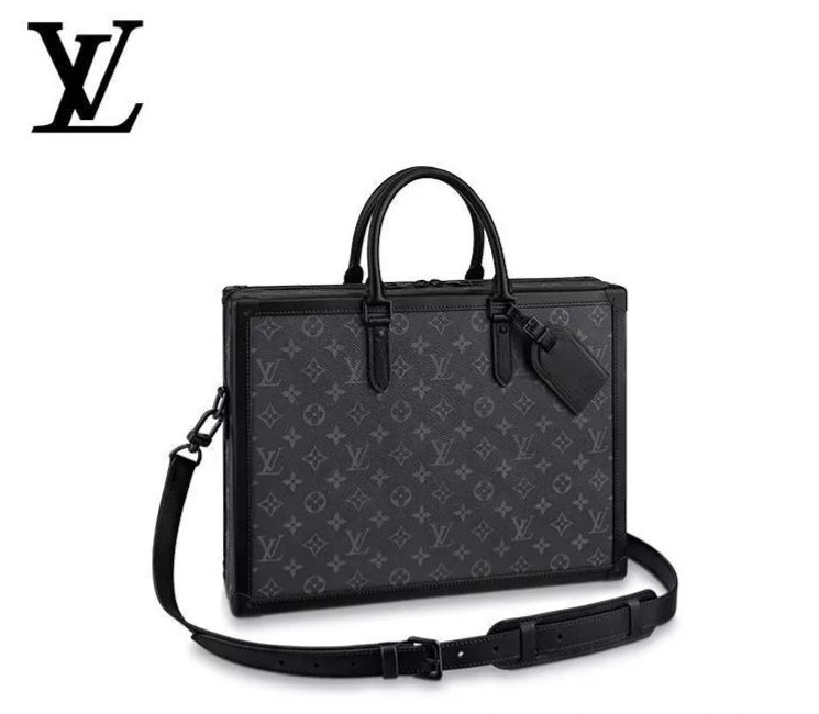 LOUIS VUITTON vソフトトランク?ブリーフケース Ref:M44952-BRAND OFF