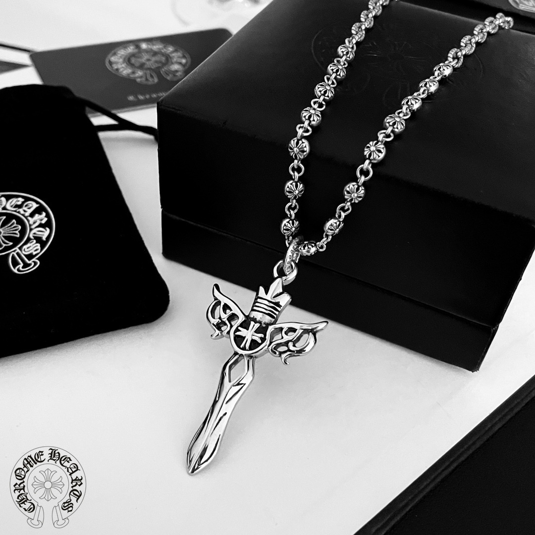 【CHROME HEARTS 】ネックレス、新しいネックレス万能シンプルファッションオーナメント-BRAND OFF