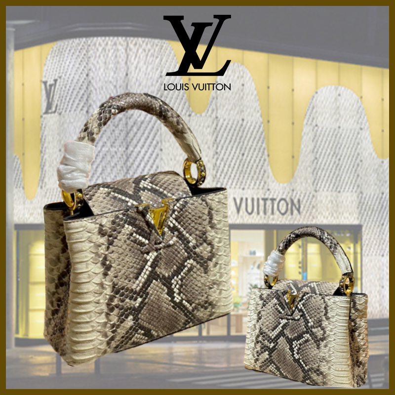 【Louis Vuitton 】カプシーヌのパイソン柄のかっこよさにこだわり、LVはカプシーヌを「レディースバッグ」と位置付ける-BRAND OFF