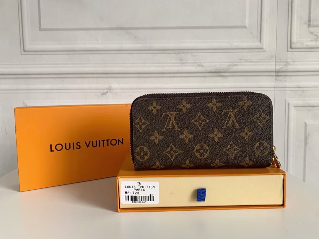 LOUIS VUITTON（ルイヴィトン）二重ファスナー 財布 19x10x4CM-BRAND OFF
