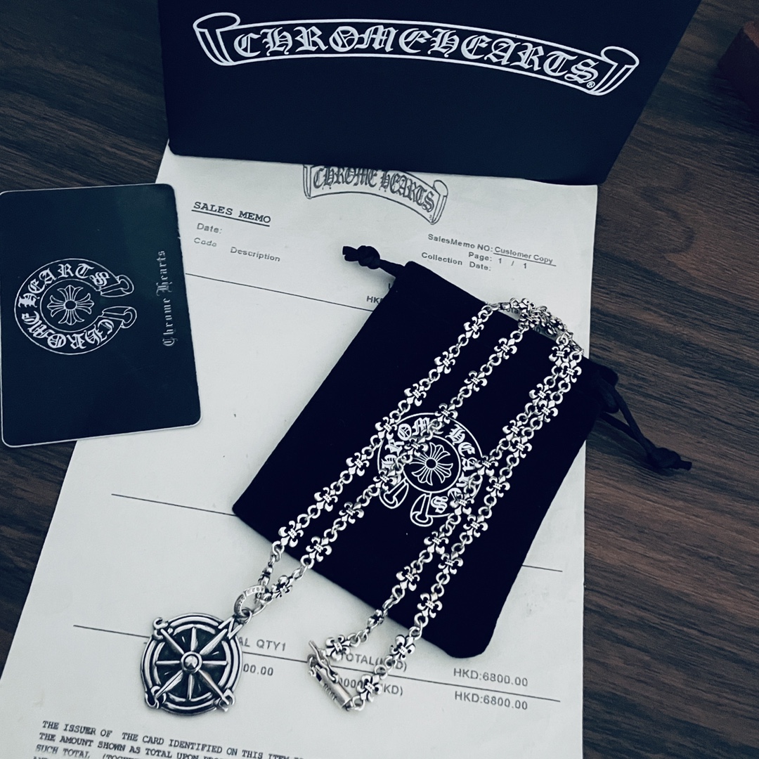 【CHROME HEARTS】ネックレス、新しいネックレス万能シンプルファッションオーナメント-BRAND OFF