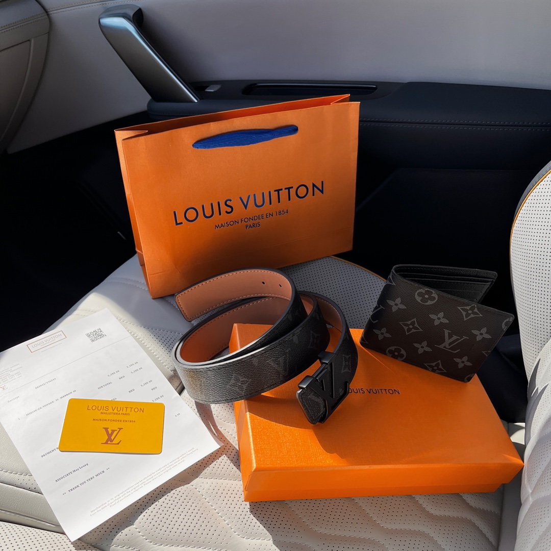 【LOUIS VUITTON日本公式許可旗艦店】ベルト+ 財布 特価開催 数量限定-BRAND OFF