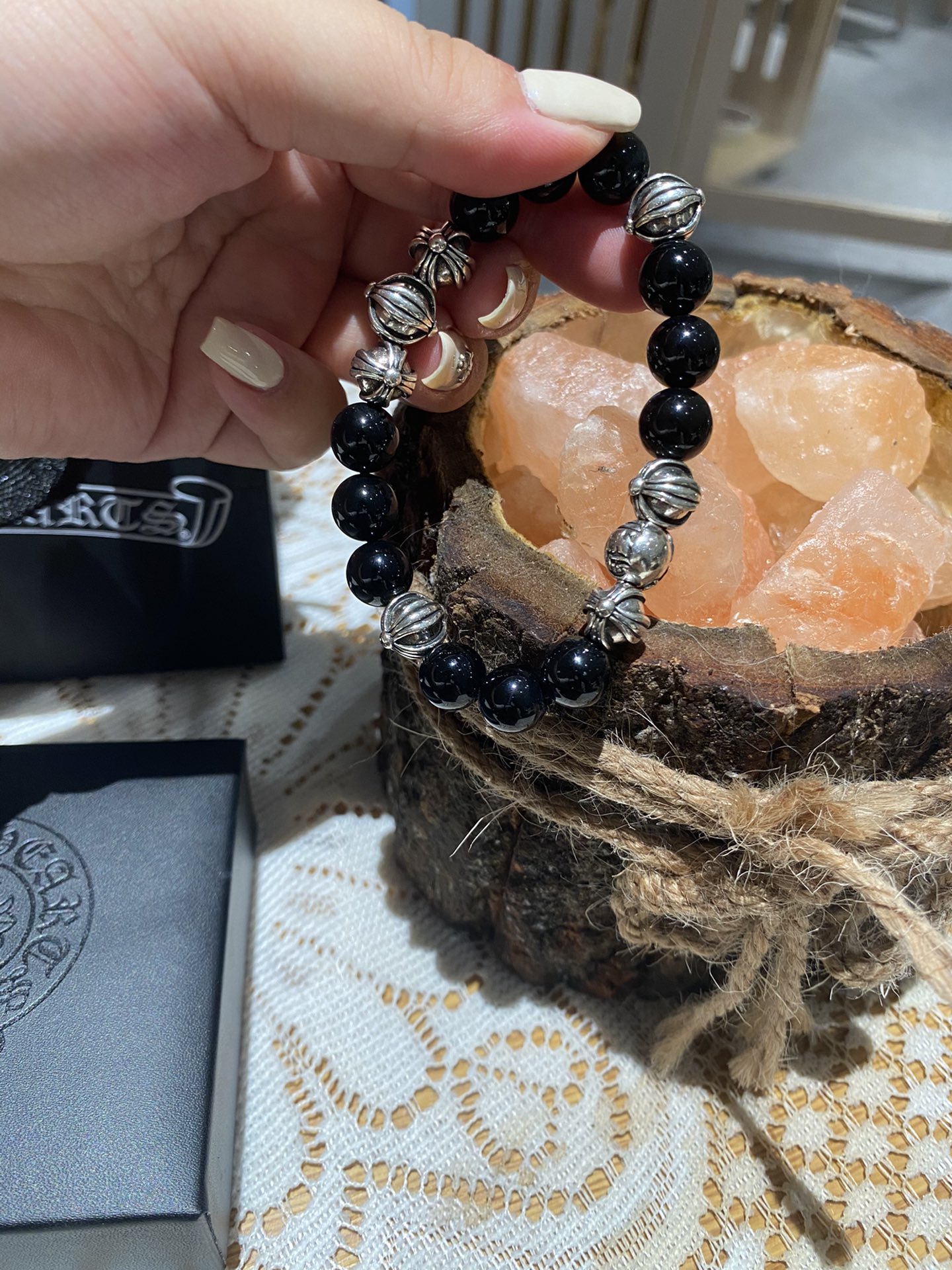 Chrome Hearts （クロムハーツ）Black Onyx ブレスレット-BRAND OFF