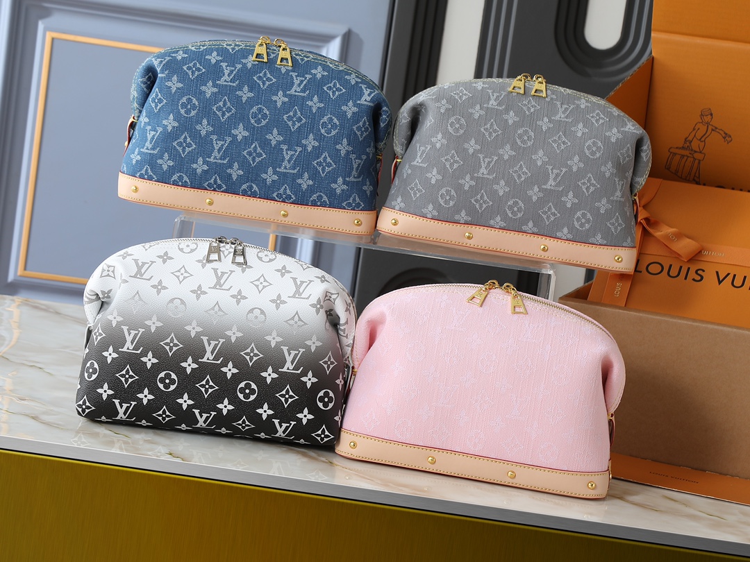 LOUIS VUITTON ルイヴィトン DENIM 化粧ポーチ M24317-BRAND OFF