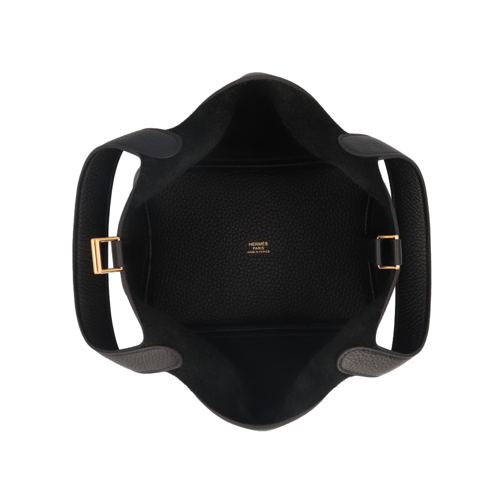 HERMES エルメス ピコタン PM ブラック トリヨン 18*18*13CM-BRAND OFF