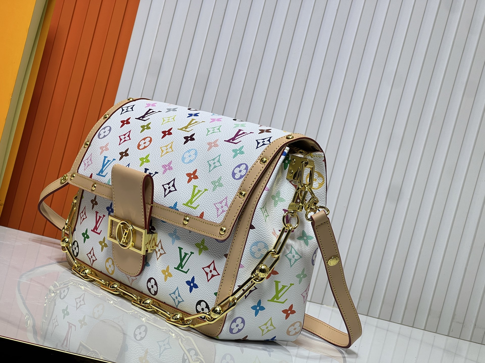 LOUIS VUITTON ルイヴィトン Dauphine Soft GM 村上隆 M13255-BRAND OFF