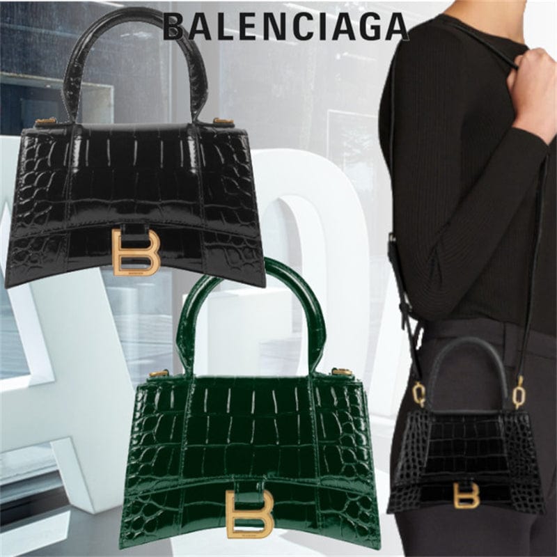 Balenciaga HOURGLASS XS チェーンハンドバッグ2色-BRAND OFF