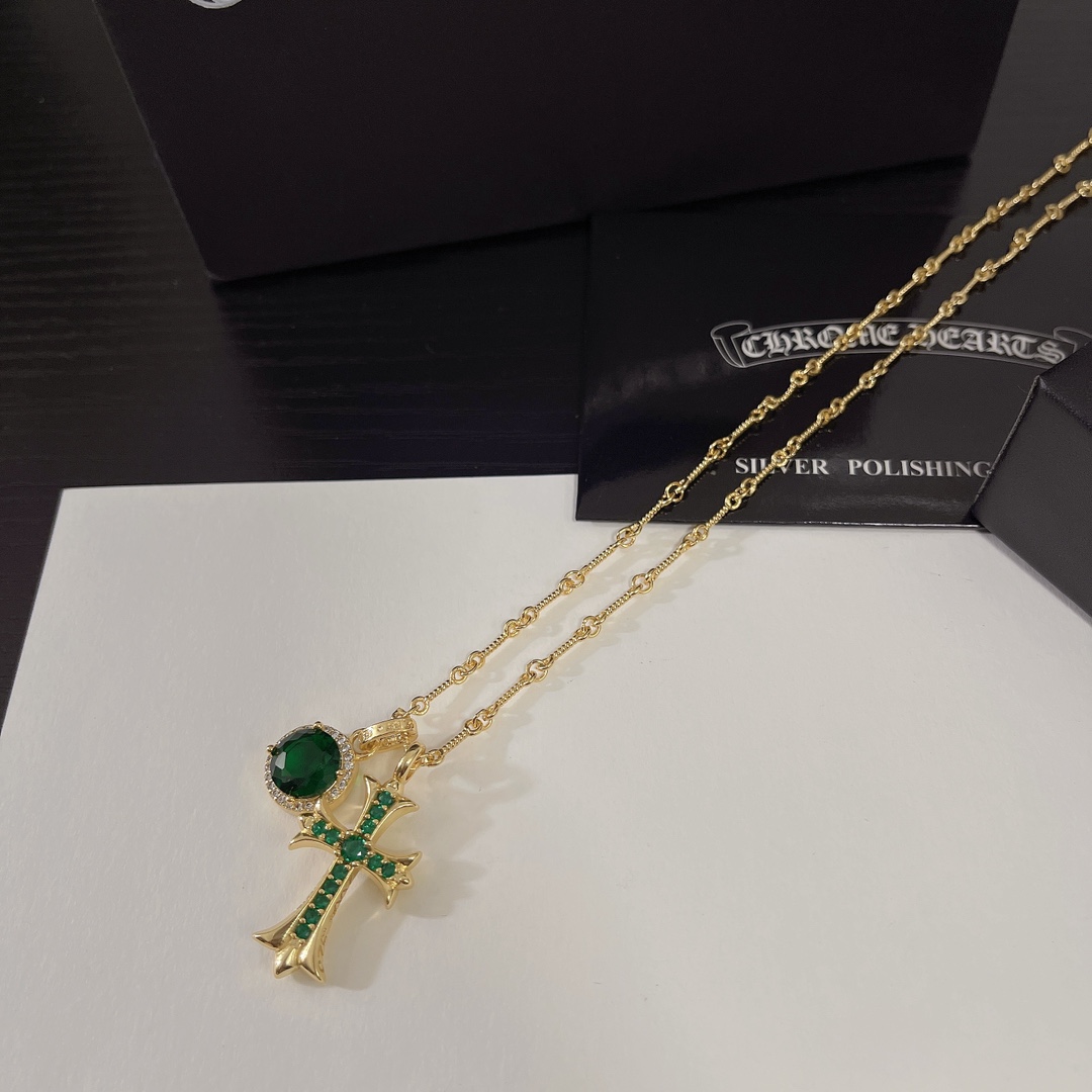 【CHROME HEARTS】ネックレス、新しいネックレス万能シンプルファッションオーナメント-BRAND OFF