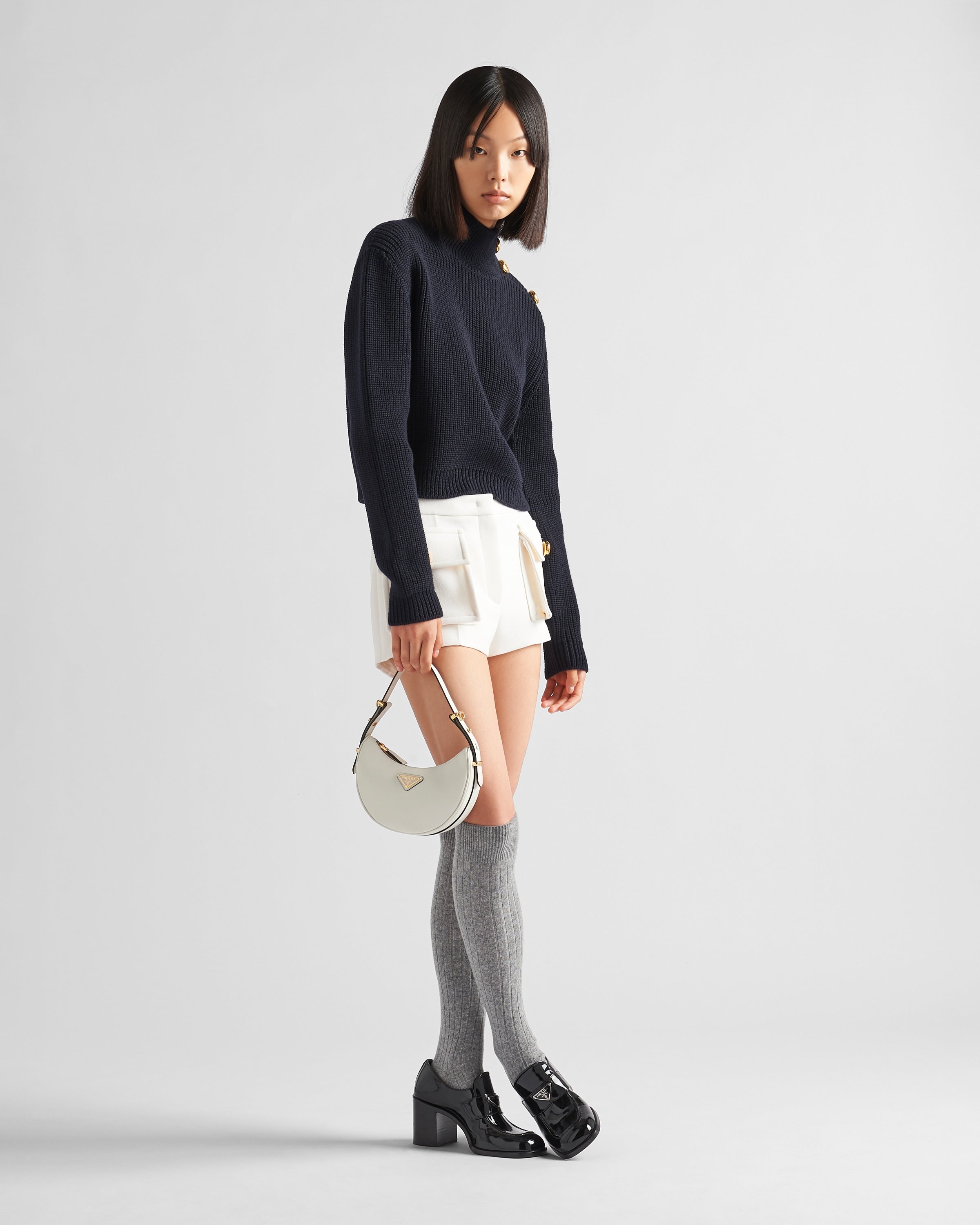 レザー ミニ ショルダーバッグ-BRAND OFF