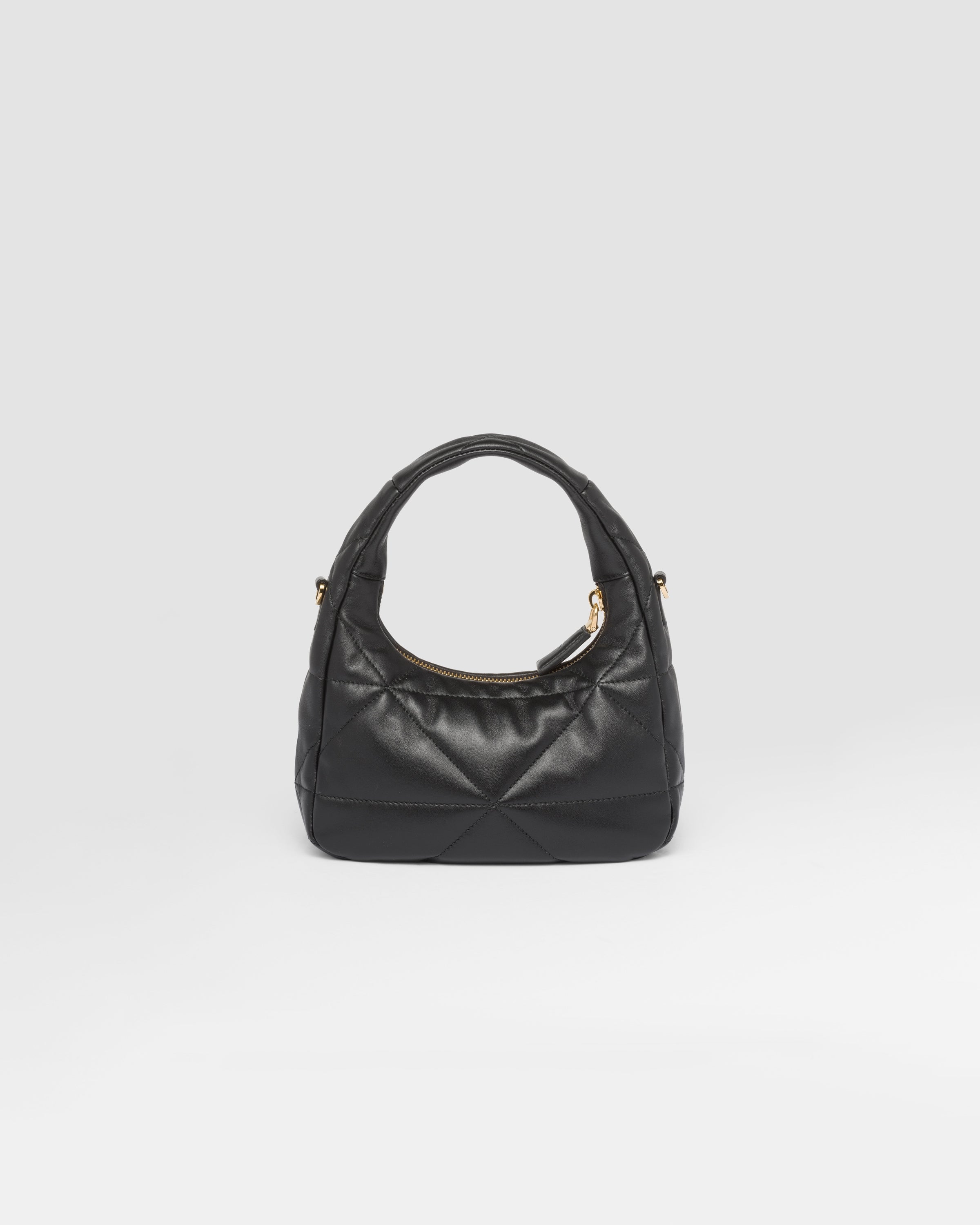 トップステッチ ナッパレザー ミニバッグ-BRAND OFF