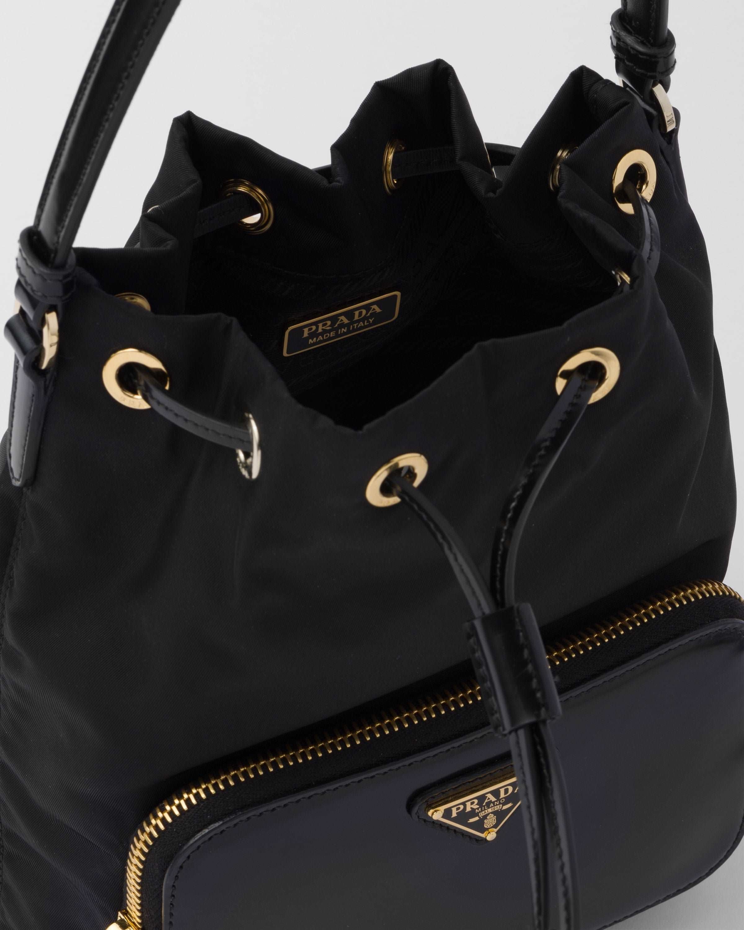 Re-Nylon xブラッシュドレザー バッグ-BRAND OFF