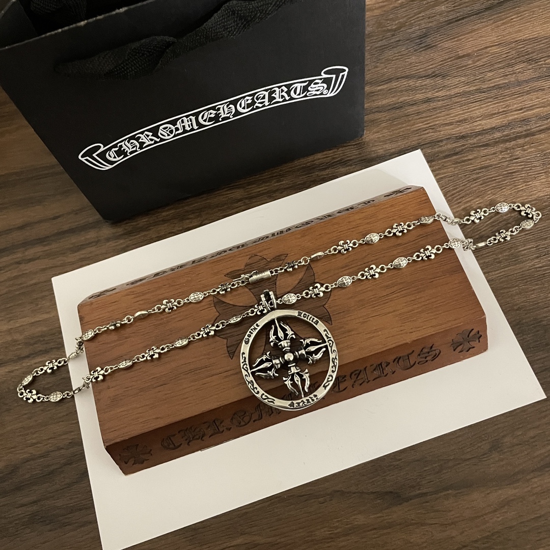 【CHROME HEARTS】ネックレス、新しいネックレス万能シンプルファッションオーナメント-BRAND OFF