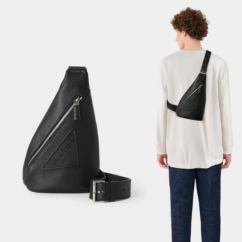 PRADA プラダ クロス ヴィッテロダイノレザーバッグ-BRAND OFF