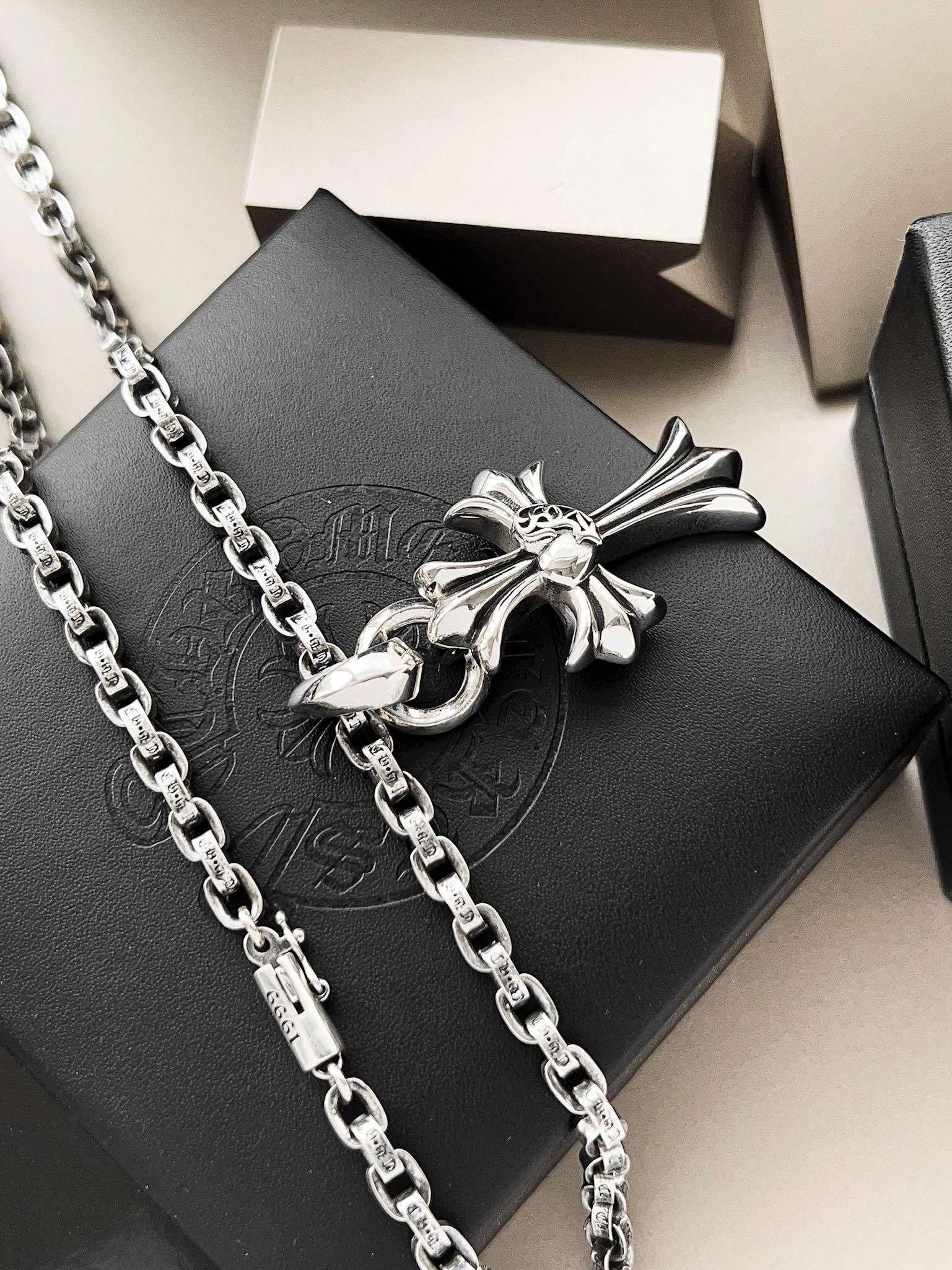 【Chrome Hearts】ネックレス、新しいネックレス万能シンプルファッションオーナメント-BRAND OFF