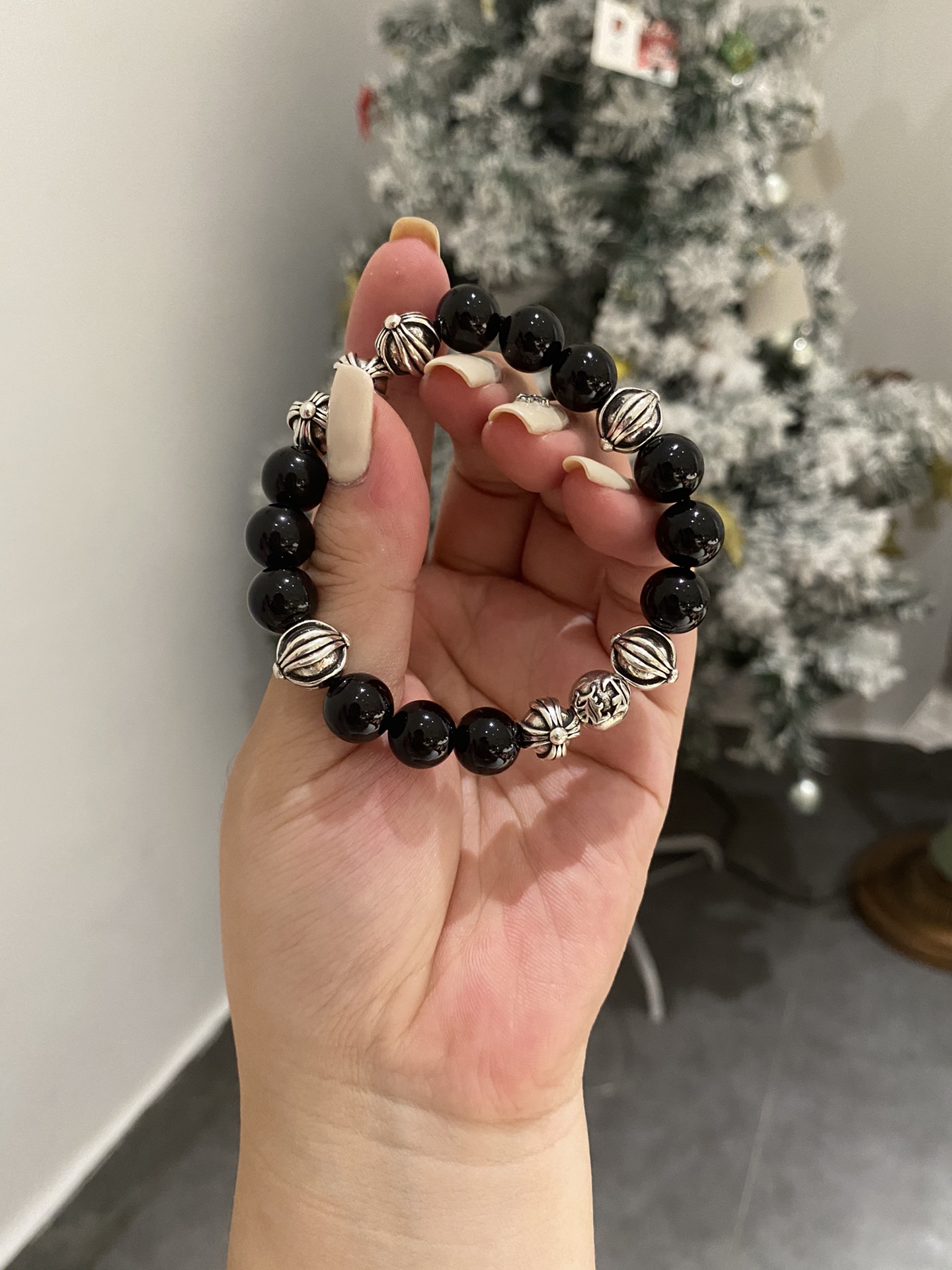 Chrome Hearts （クロムハーツ）Black Onyx ブレスレット-BRAND OFF