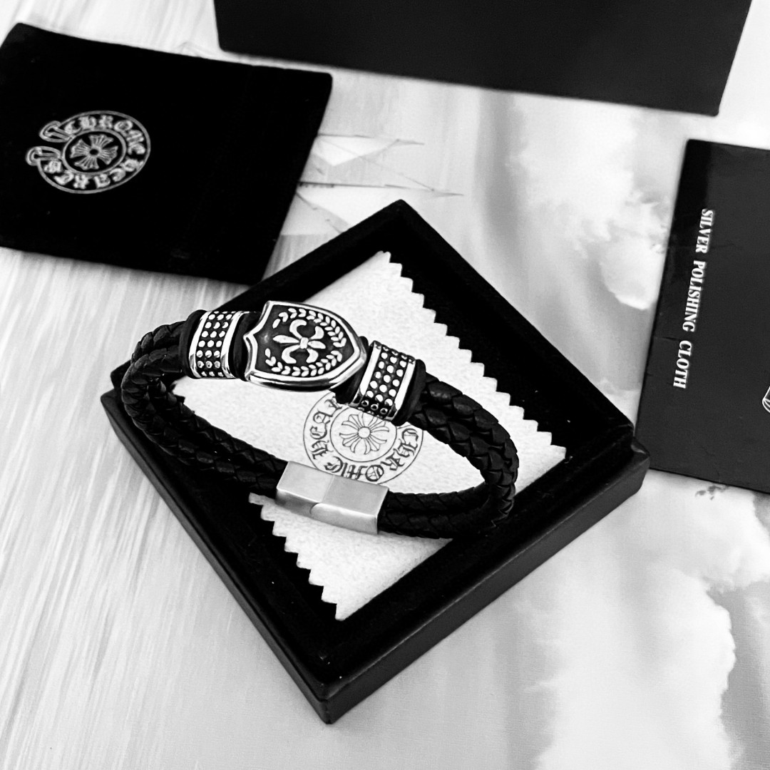 【 CHROME HEARTS 】ブレスレット、ファッションシンプルなスタイル-BRAND OFF