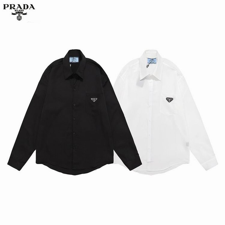 【Prada旗艦店】プラダ長袖シャツ、ご好評に付き再入荷！！-BRAND OFF