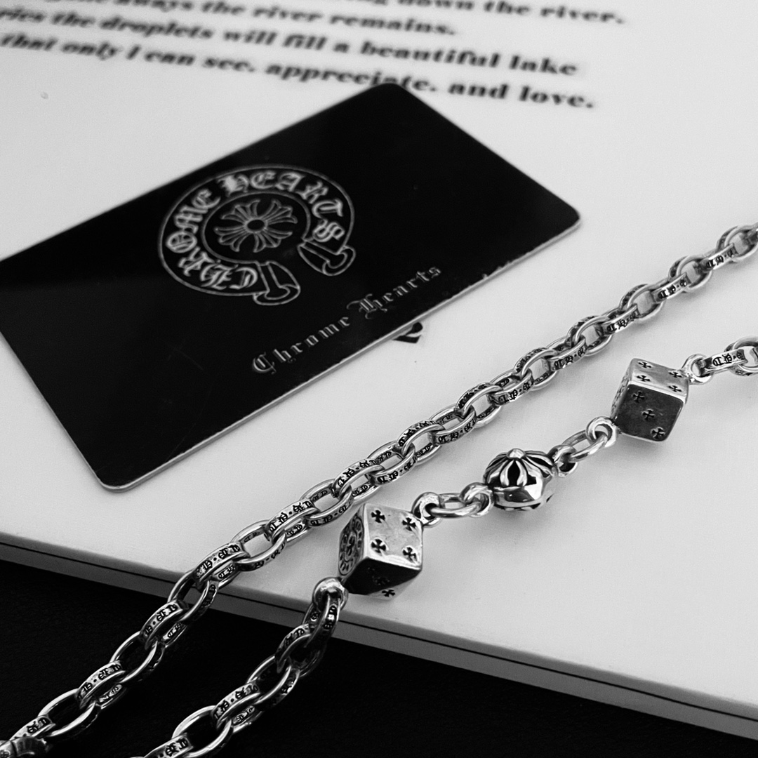 【CHROME HEARTS 】ネックレス、新しいネックレス万能シンプルファッションオーナメント-BRAND OFF