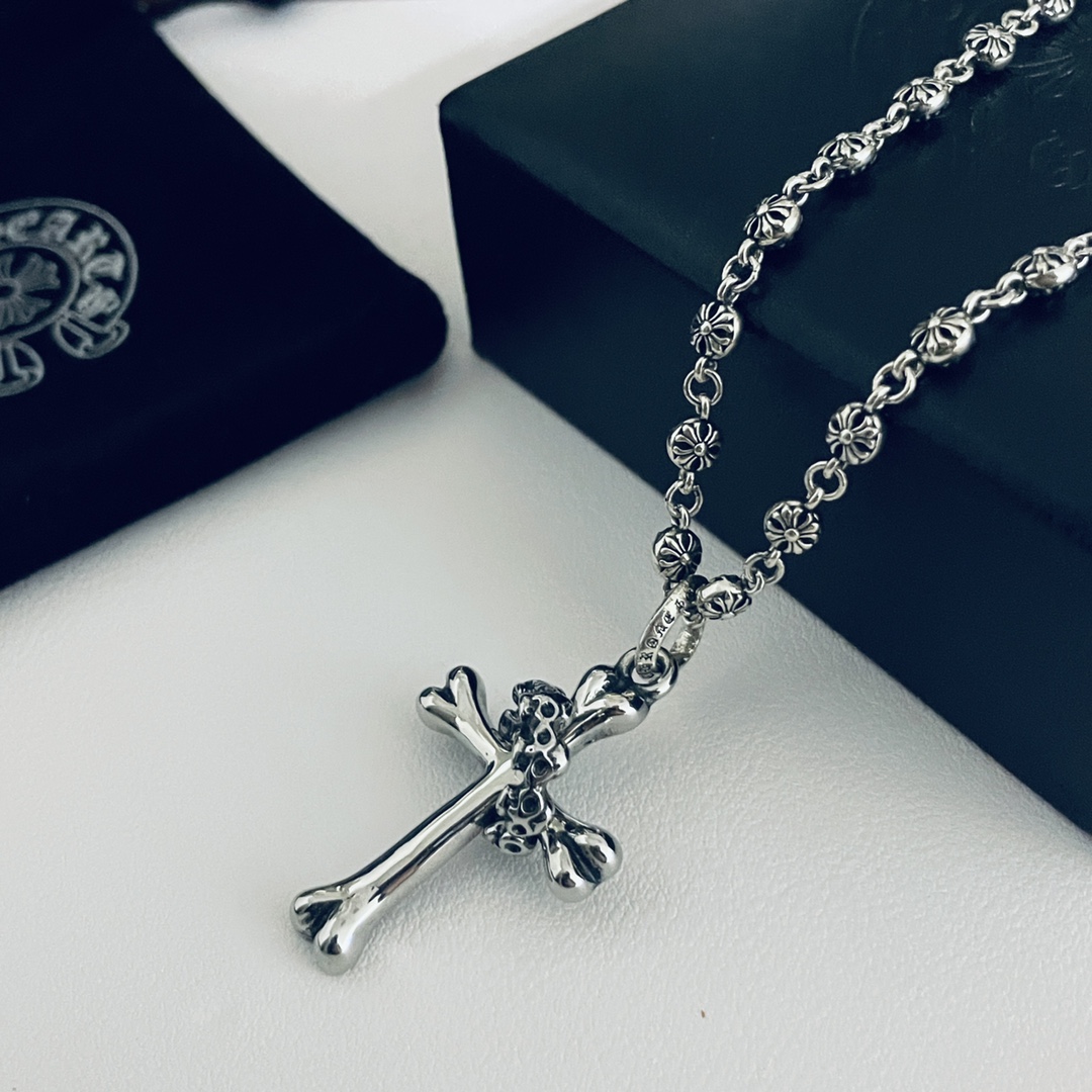 【CHROME HEARTS 】ネックレス、新しいネックレス万能シンプルファッションオーナメント-BRAND OFF