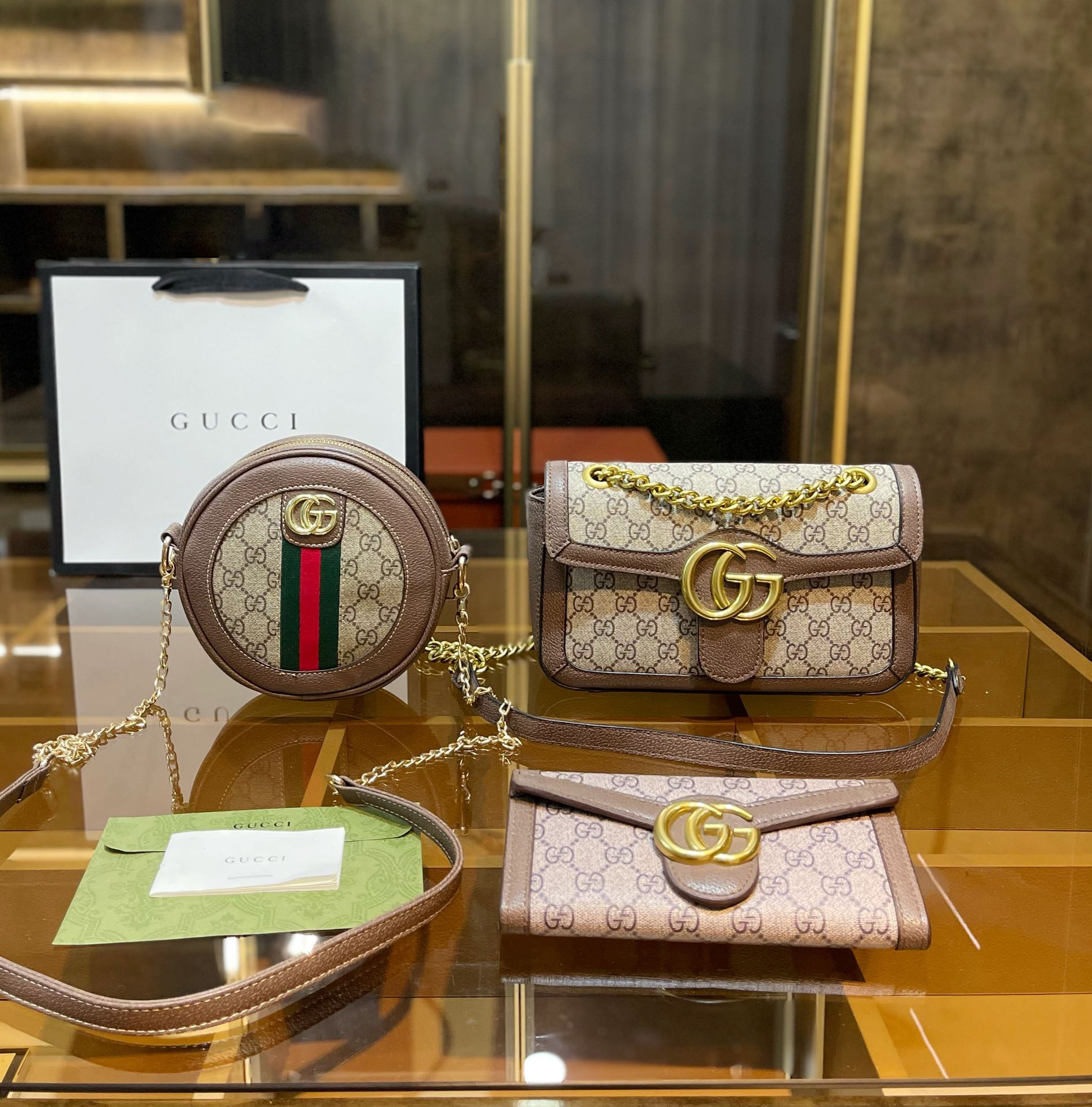 累積売上総額第１位【GUCCI★グッチ】GG3点セット お得-BRAND OFF