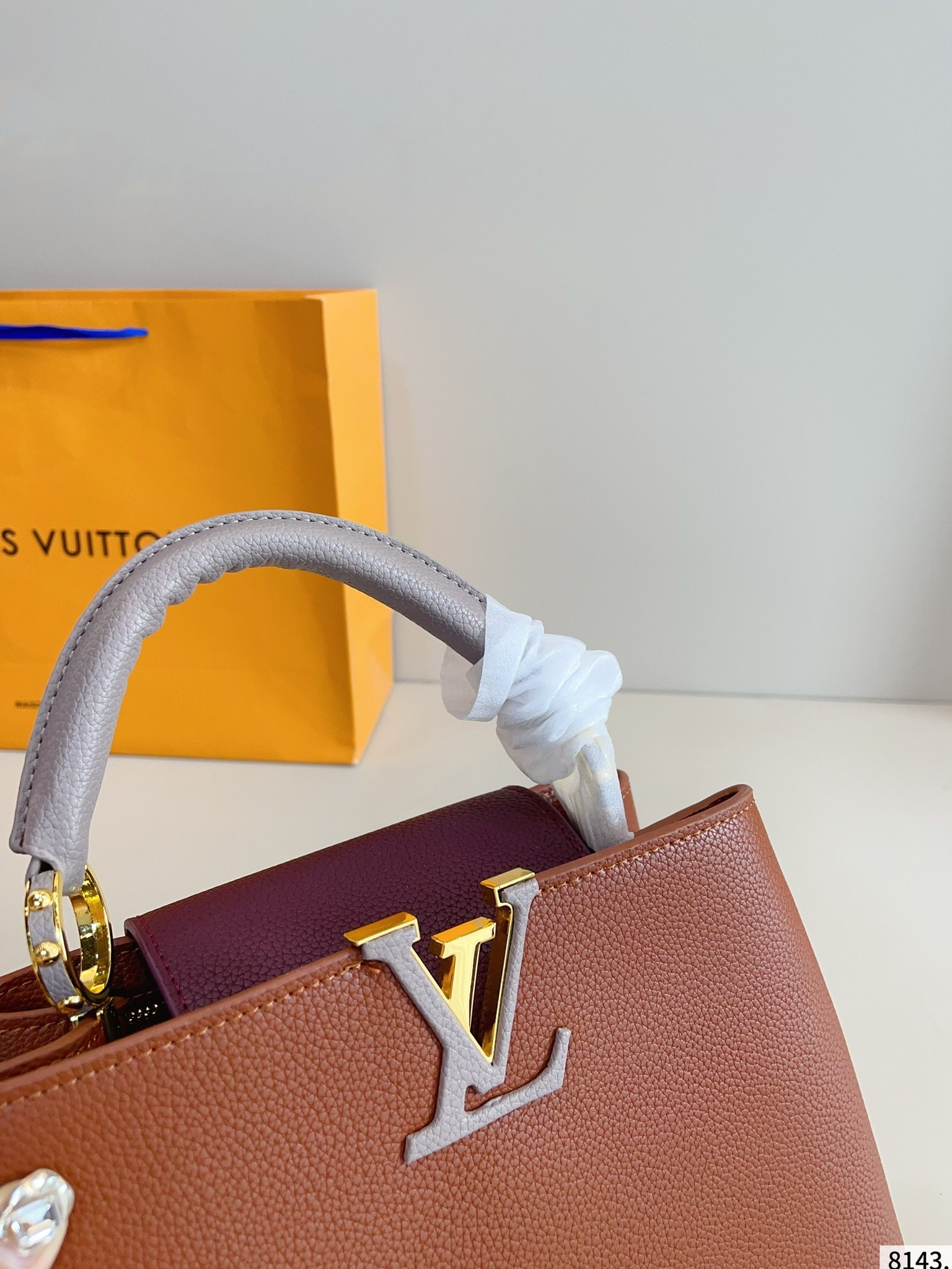 LOUIS VUITTON ルイヴィトン Capucines bb ハンドバッグ-BRAND OFF