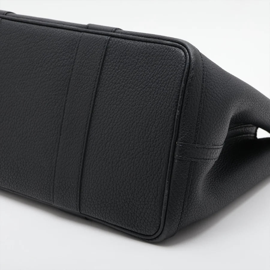HERMES エルメス ガーデンパーティPM ネゴンダ ブラック シルバー金具-BRAND OFF