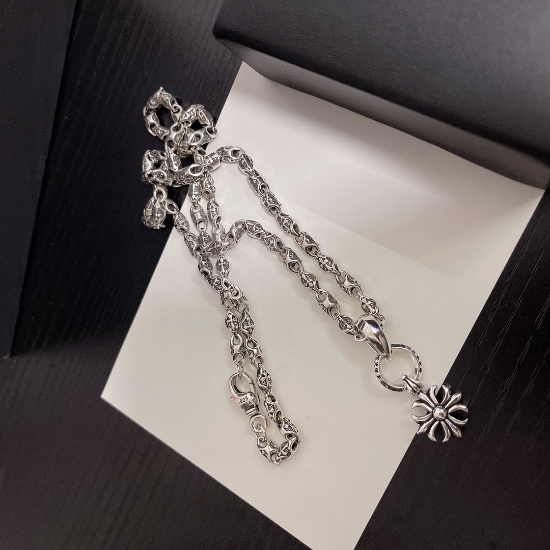 【CHROME HEARTS 】ネックレス、新しいネックレス万能シンプルファッションオーナメント-BRAND OFF